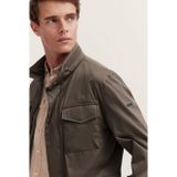 Bugatti - Zomerjas - Groen - Moderne Uitstraling - Hoge Kraag