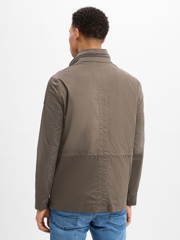 Bugatti - Zomerjas - Groen - Moderne Uitstraling - Hoge Kraag