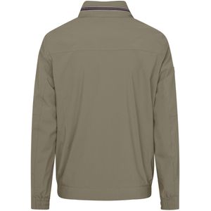 Bugatti - Zomerjas - Khaki - Polyester - Wijde Fit