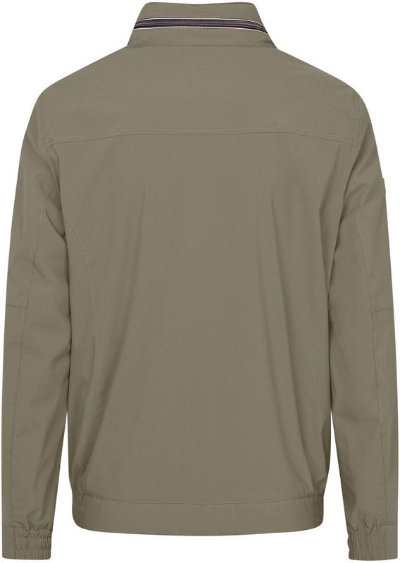 Bugatti - Zomerjas - Khaki - Polyester - Wijde Fit