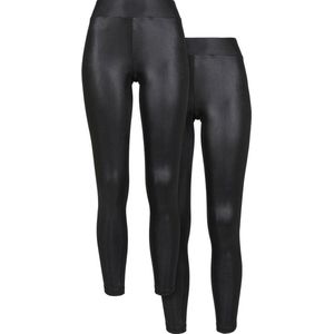 Urban Classics - Synthetic Leather Legging - 4XL - Zwart