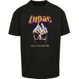 Mister Tee Tupac - Thug Passion Oversize Heren T-shirt - Zwart