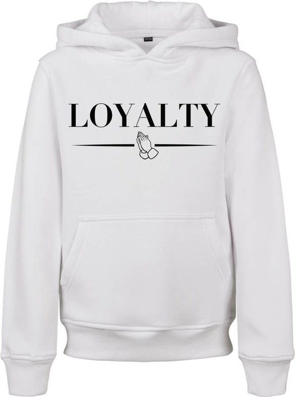 Mister Tee - Loyalty Kinder hoodie trui - Kids 110 116 - Wit