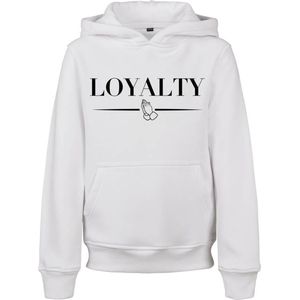 Mister Tee - Loyalty Kinder hoodie trui - Kids 134 140 - Wit
