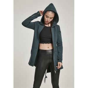 Urban Classics - Sweatvest - Zwart - Capuchon met Trekkoord, Ritssluiting, Sweatstof