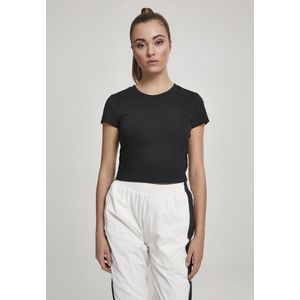 Urban Classics - Stretch Jersey Crop top Zwart