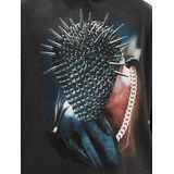 Mister Tee - Thorned Mask Oversize Hoodie/trui - Zwart