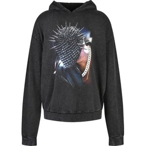 Mister Tee - Thorned Mask Oversize Hoodie/trui - Zwart