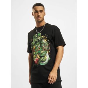 Mister Tee - Garden Of Eden Oversize Heren T-shirt - Zwart