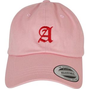 Mister Tee Unisex Letter Pink Low Profile Baseball Cap, roze, Eén maat