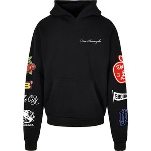 MT - Upscale Sweatshirt - Geel Rood Zwart Wit - Capuchon - Lange Mouw