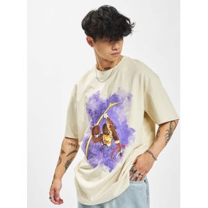 Mister Tee - Basketball Clouds 2.0 - T-shirt - Beige - 100% Katoen