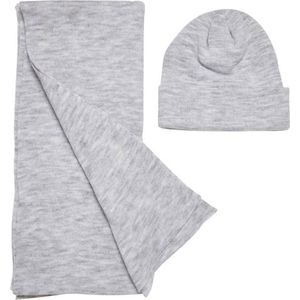 Urban Classics Unisex Basic and Scarf Set Beanie Hoed, ademend, Eén maat, Ademend