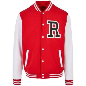 Mister Tee - College Jacket - Rood/Wit - Tussenjassen