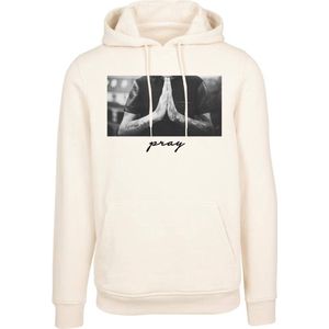 Mister Tee - Pray Hoodie trui - Beige