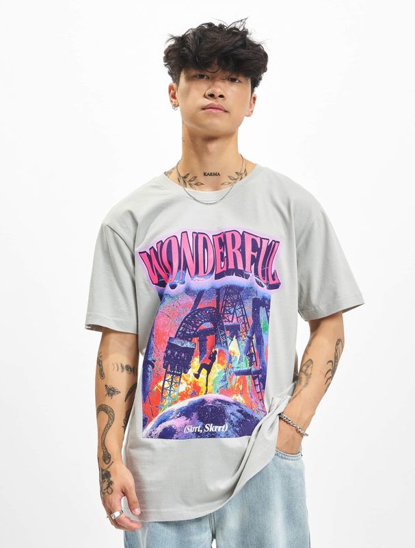 Mister Tee - Wonderful Heren T-shirt - Grijs