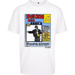 Mister Tee - Eazy-e Rap Magazine - Oversize T-shirt - Katoen - Korte Mouwen
