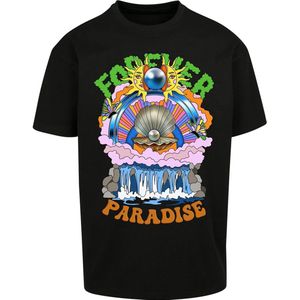 MISTER TEE - Paradise Oversize T-shirt - Wit - Katoen