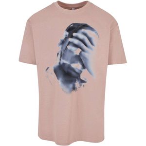 Mister Tee - 4 AM Oversize Heren T-shirt - Roze