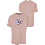 Mister Tee - Vive la Liberte Oversize Heren T-shirt - Roze