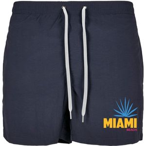 Mister Tee - Miami Beach Zwemshorts - Donkerblauw