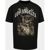 Mister Tee - City of Angels Oversize Heren T-shirt - Zwart
