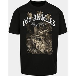 Mister Tee - City of Angels Oversize Heren T-shirt - Zwart