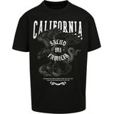Mister Tee - La Familia Oversize Heren T-shirt - Zwart