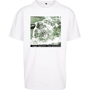 Mister Tee Rage Against The Machine - RATM Oversize Heren T-shirt Wit