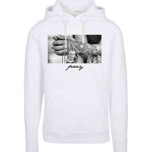 Mister Tee - Pray 2.0 - Hoodie - Zwart - Gemaakt van premium katoen