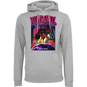 Mister Tee - Wonderful - Hoodie - Zwart - 65% Katoen 35% Polyester, Geborsteld Fleece, 300 gsm