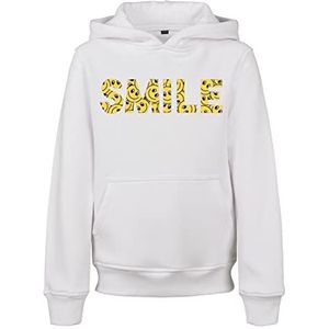 Mister Tee - Yellow Smile Box Kinder hoodie trui - Kids 122 128 - Wit