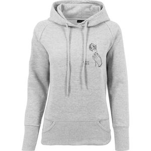 Mister Tee Heren Dames Only Love Hoody L Grijs, grijs, L