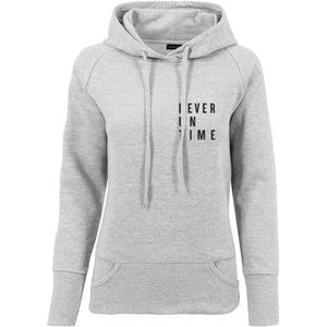 Mister Tee - Mt2531 Never On Time Hoodie - Zwart - Katoen/Polyester