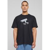 Mister Tee - CCTV Oversize Heren T-shirt - Zwart