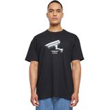 Mister Tee - CCTV Oversize Heren T-shirt - Zwart