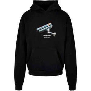 Mister Tee - CCTV Ultraheavy Oversize Hoodie trui - Zwart