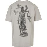 Mister Tee - Justice Oversize Heren T-shirt - Grijs