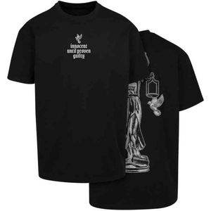 Mister Tee - Justice Oversize Heren T-shirt - Zwart