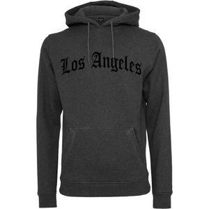 Mister Tee - Los Angeles Wording Hoodie - Grijs - Katoen/Polyester