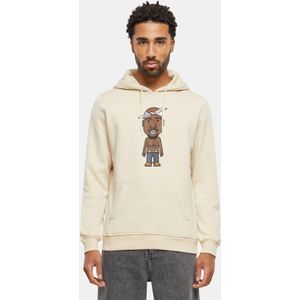 Mister Tee - LA Sketch - Hoodie - Beige - 100% Katoen