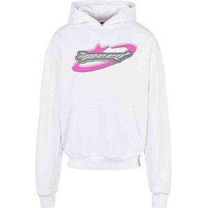 Mister Tee - Speed Logo Hoodie trui Wit