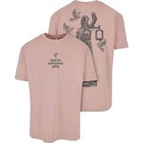 Mister Tee - Justice Oversize Heren T-shirt - Roze