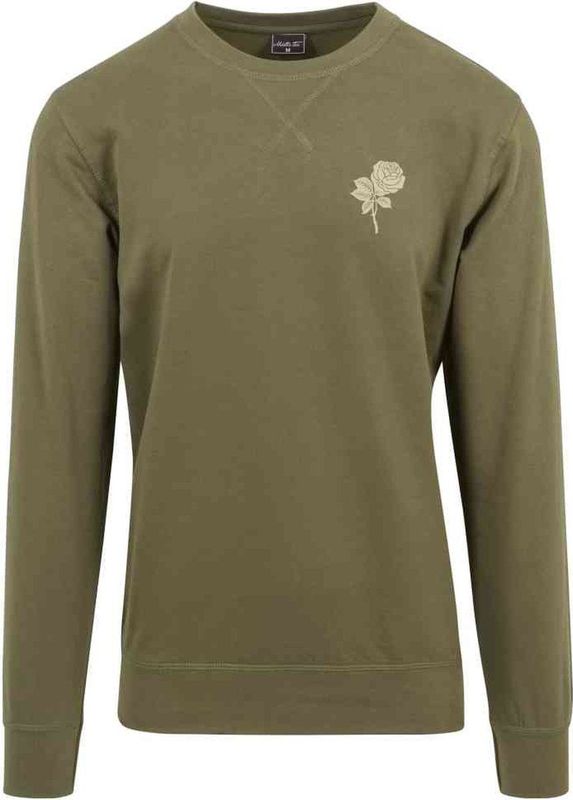 Mister Tee - Wasted Youth Crewneck sweater - Olijfgroen