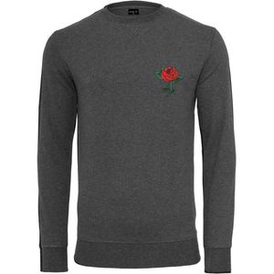 Mister Tee Col rond rose pour homme, charcoal, XL