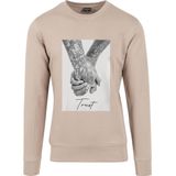 Mister Tee - Trust 2 0 Crewneck sweater trui - Geel