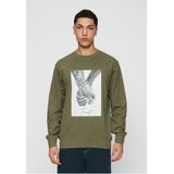Mister Tee - Trust 2 0 Crewneck sweater trui - Olijfgroen