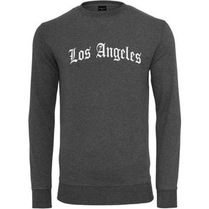 Mister Tee - Los Angeles Wording - T-shirt - Zwart - Katoen/Polyester