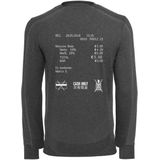 Mister Tee - Cash Only Crewneck sweater trui - Grijs