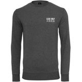 Mister Tee - Cash Only Crewneck sweater trui - Grijs